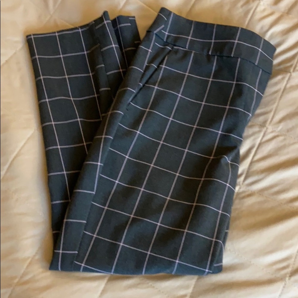 LOFT Grid work pants